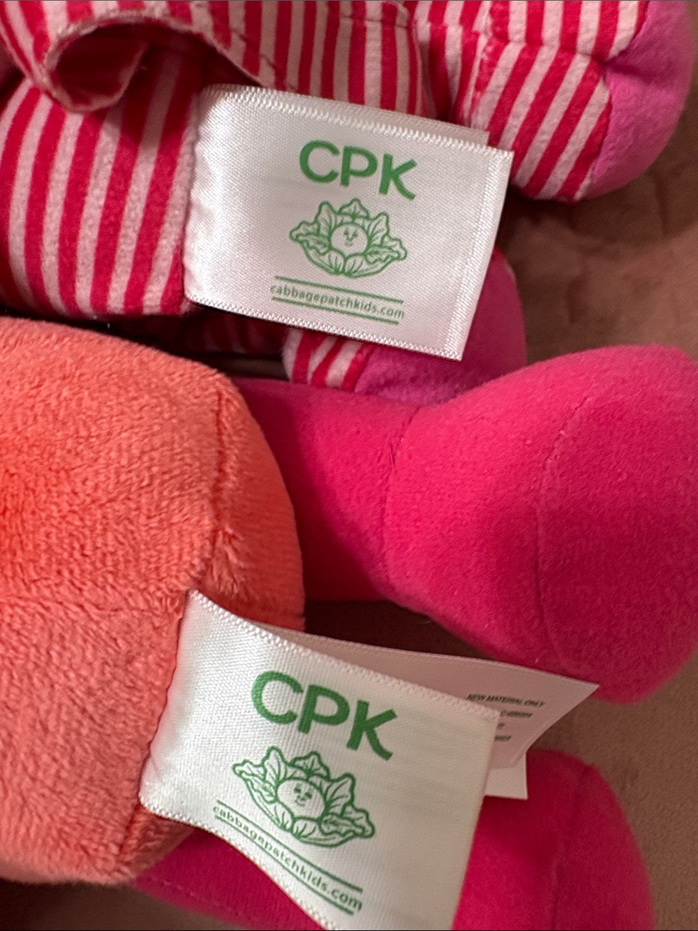 Cabbage Patch Kids Plush Pink Baby Doll Duo - Picture 7 of 7